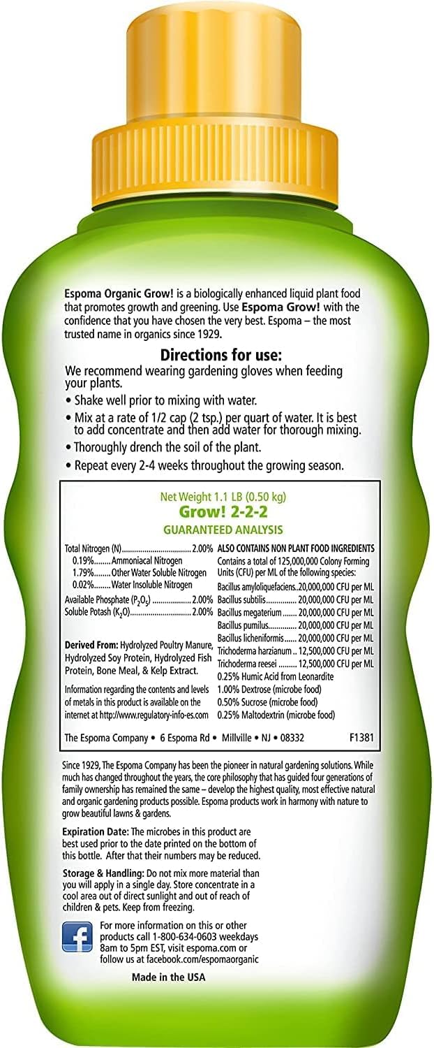 Organic Liquid Plant Food 16 Oz Z531511