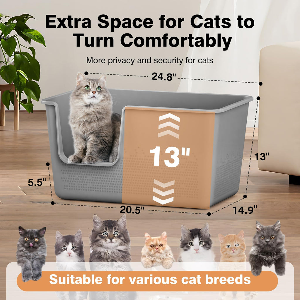 Extra Large High Sided Cat Litter Box A47588