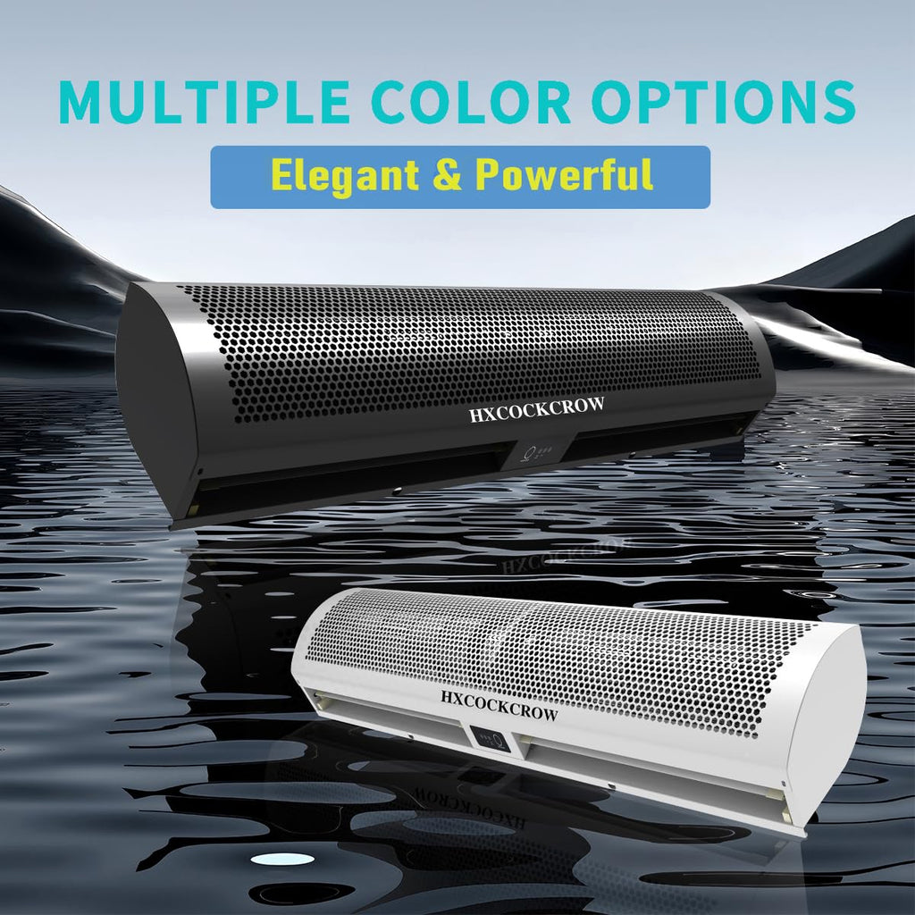 36'' Matte Black 2-Speed Air Curtain Z155726