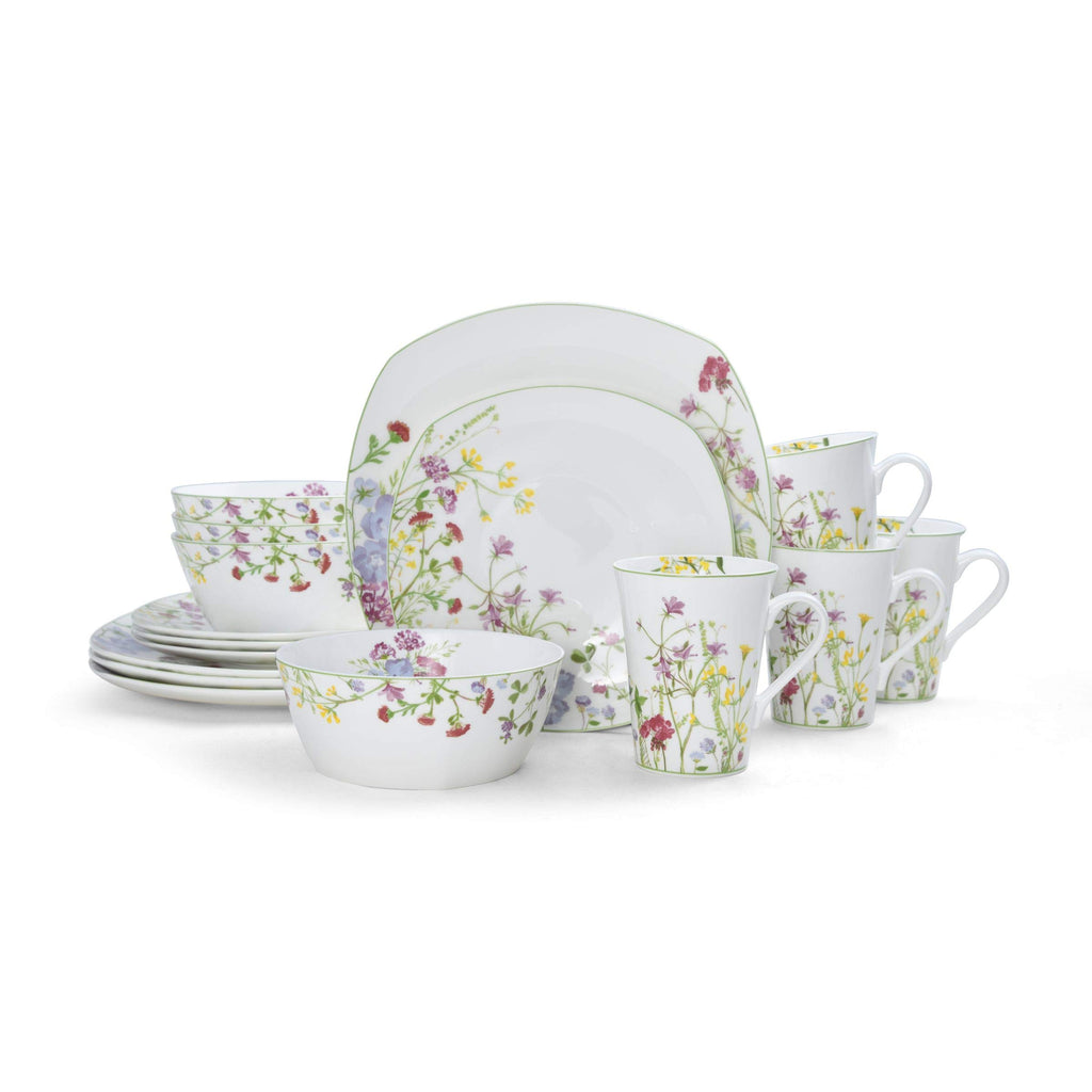 16-Piece Bone China Dinnerware Set Service for 4 K6010
