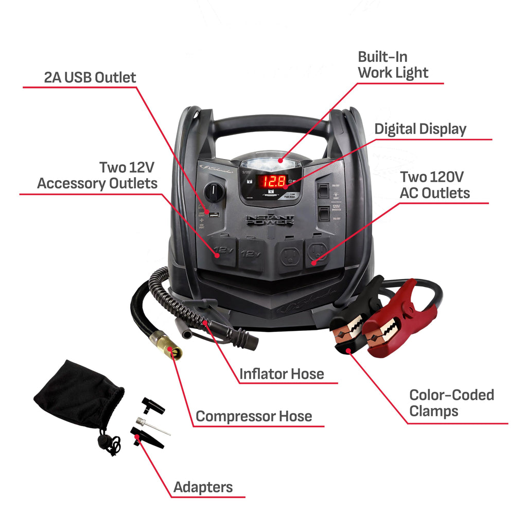 12V Car Battery Jump Starter & Power Station Y253
