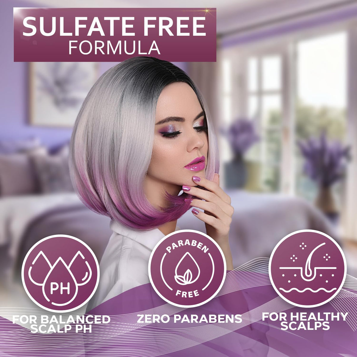 Color Safe Shampoo and Conditioner Set Sulfate Paraben Free S776