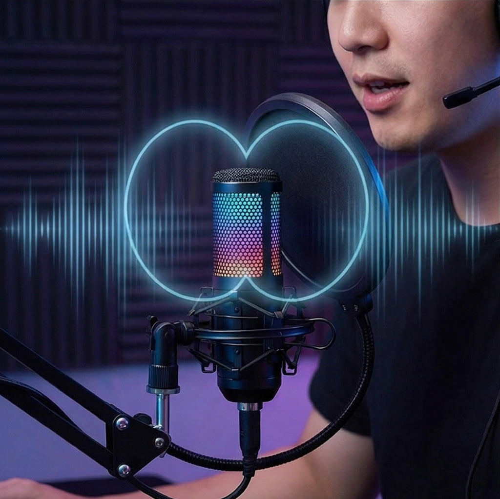 USB Condenser Gaming Mic with Shock Mount C980771