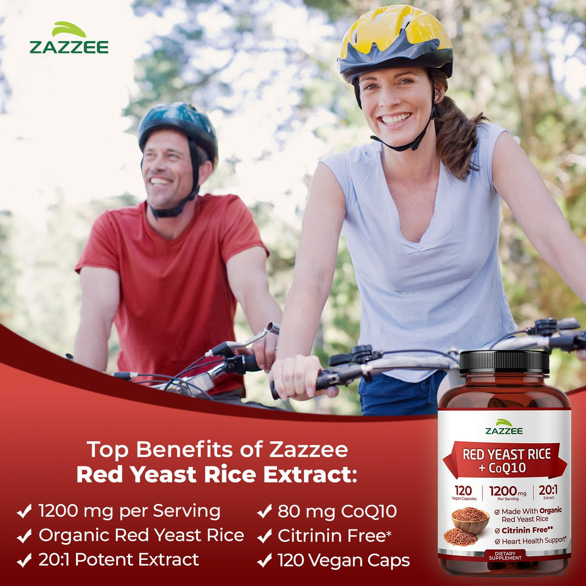 Organic Red Yeast Rice Extract with CoQ10 N338013