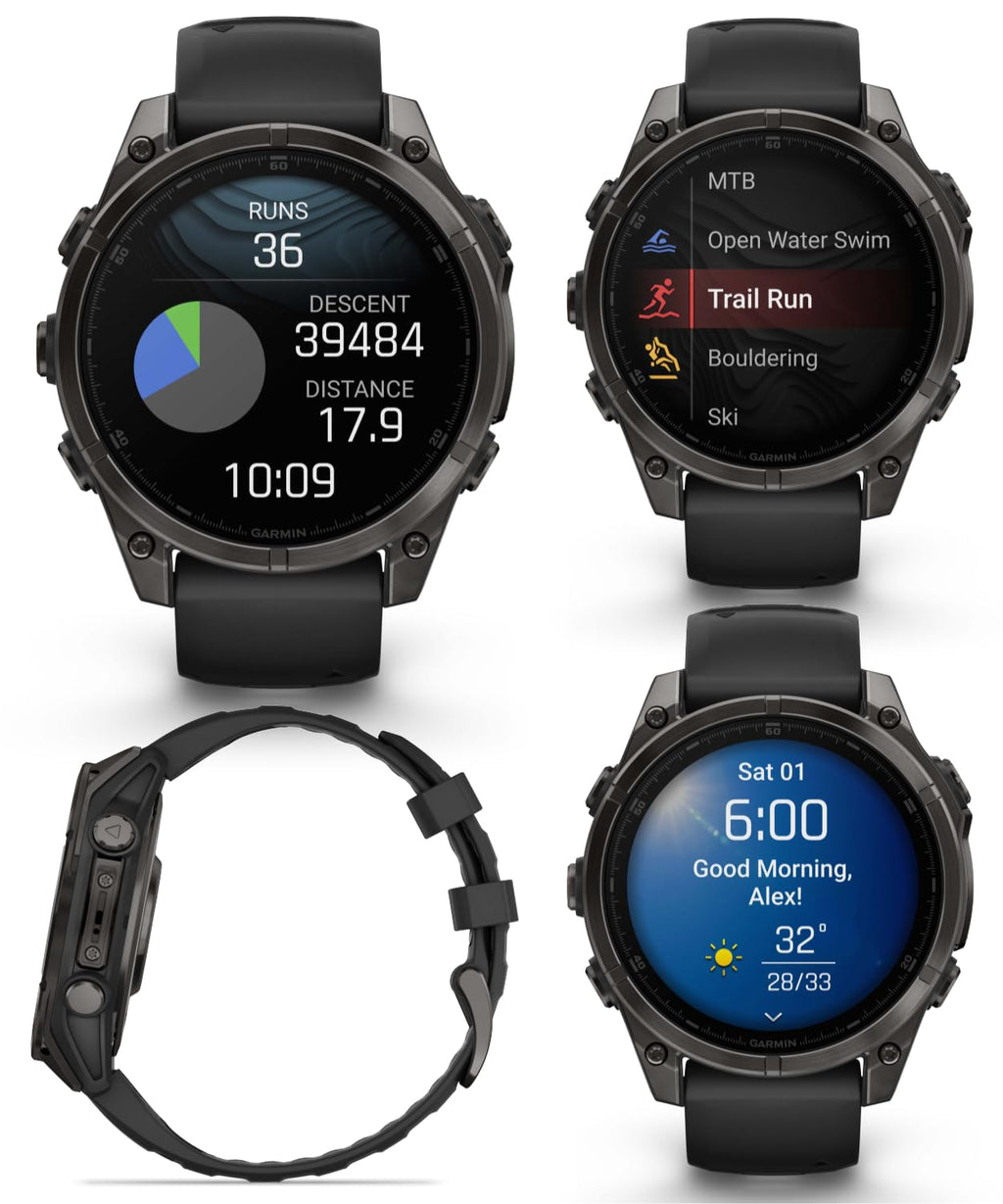 47 mm AMOLED Sapphire Multisport GPS Smartwatch X9302