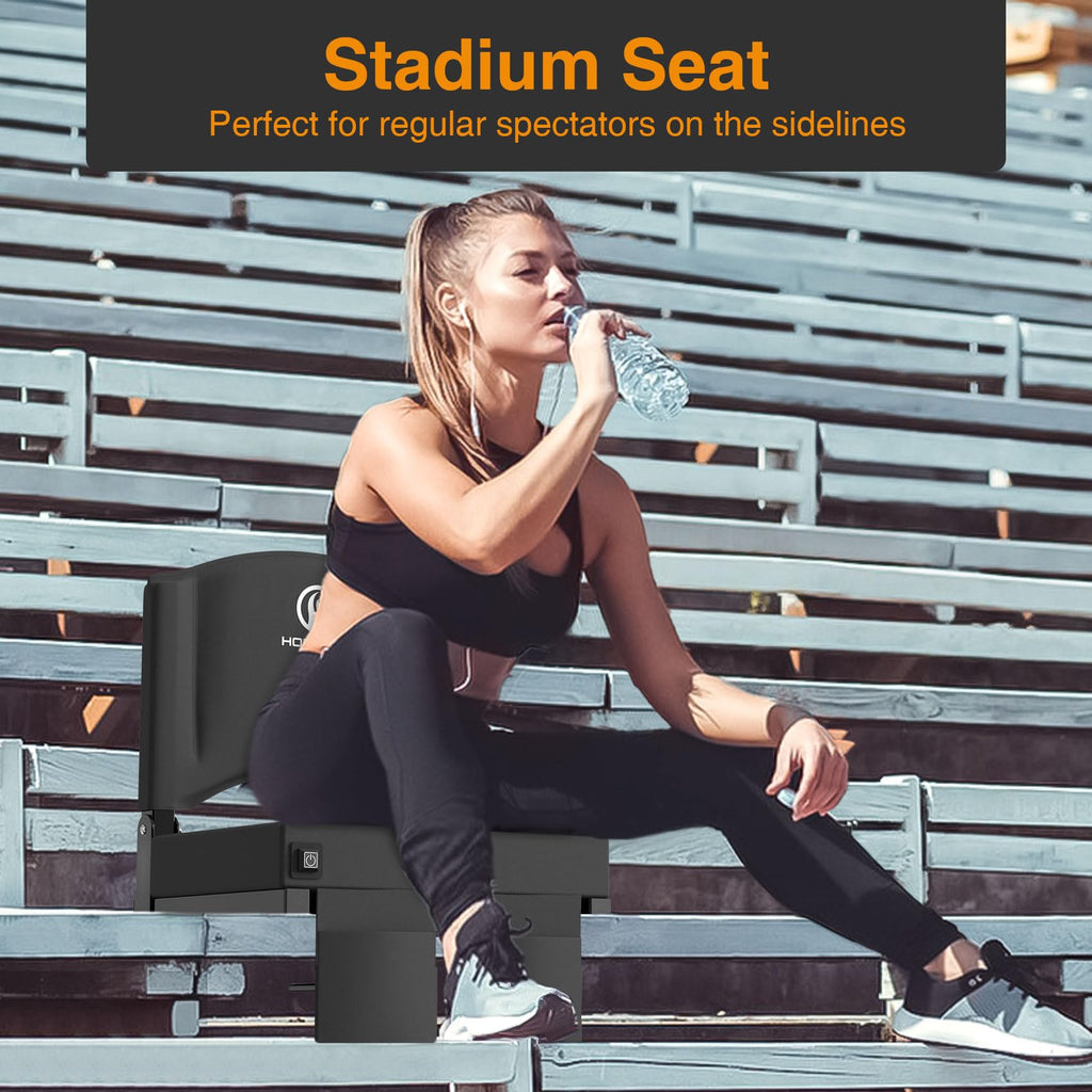 Heated Stadium Seats for Bleachers with Back Support A16256