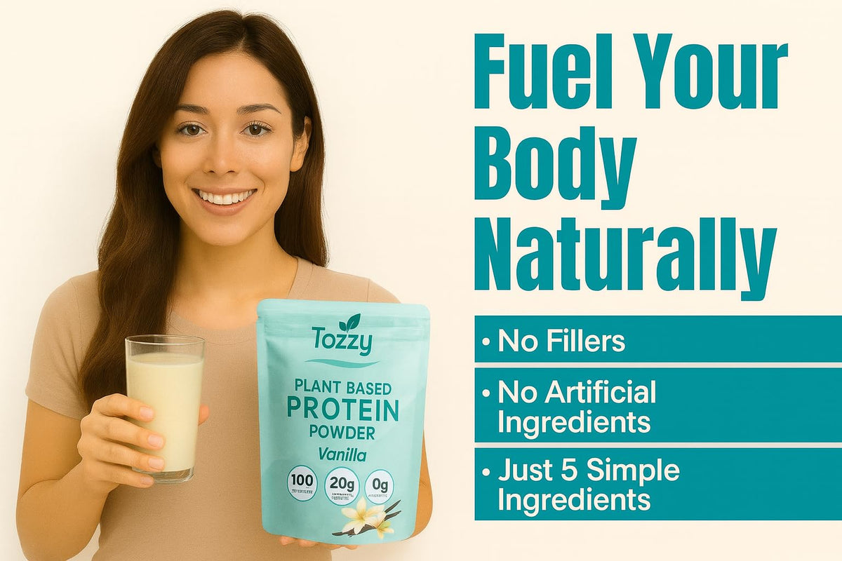 Organic Vegan Vanilla Pea Protein Powder U91450