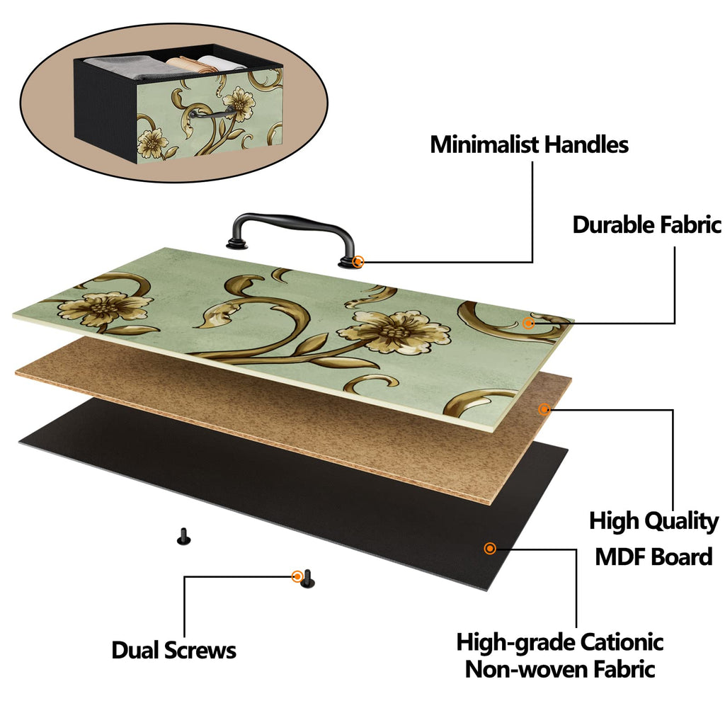 4 Drawer Fabric Dresser S415432