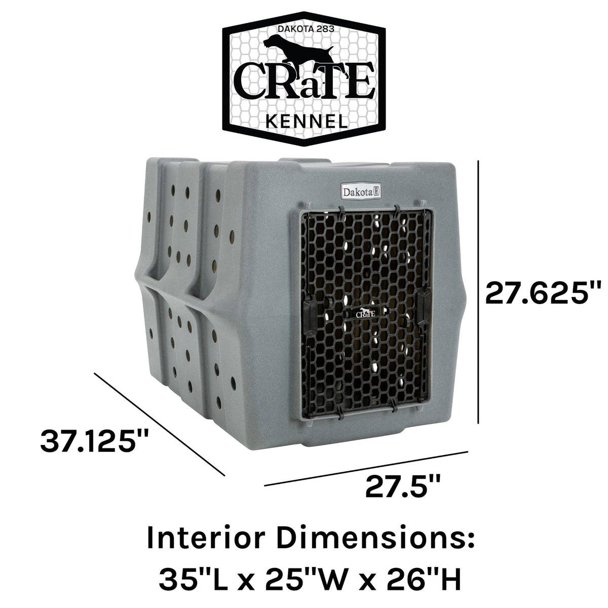 Orange Large Dog Crate D2215