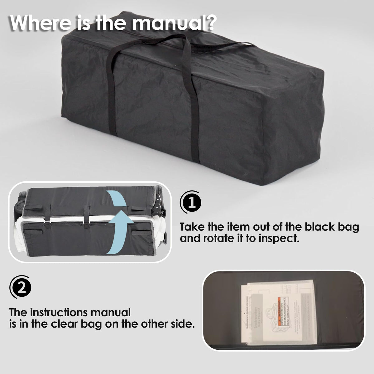 4 in 1 Black Baby Playard O88546