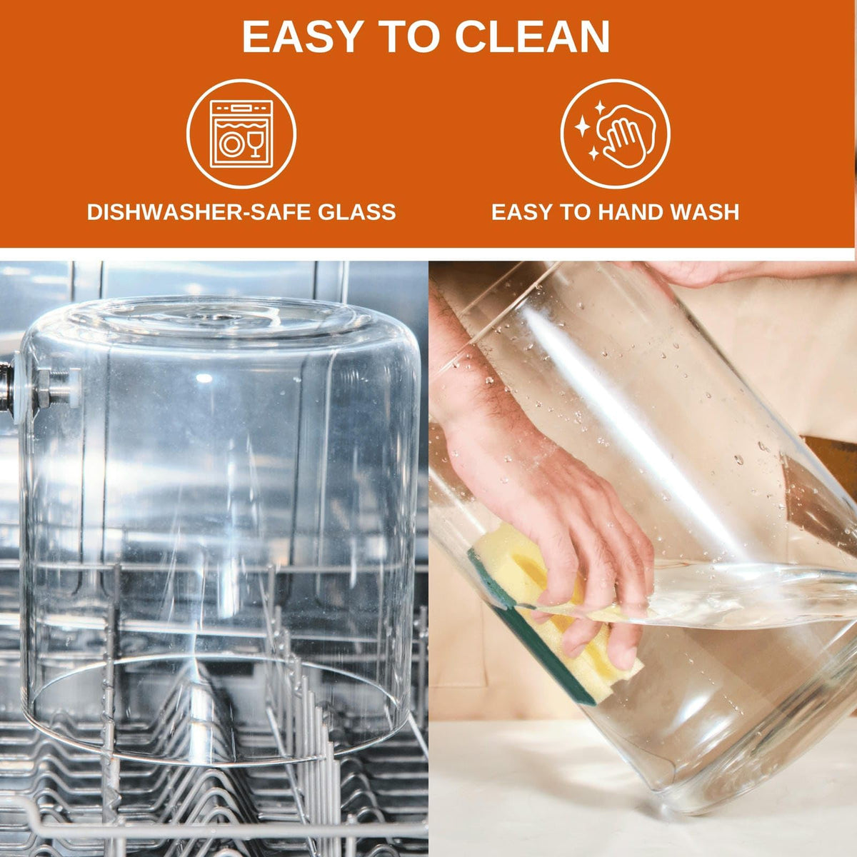 2.1 Gallon Glass Beverage Dispenser with Bamboo Stand and Spigot L9816