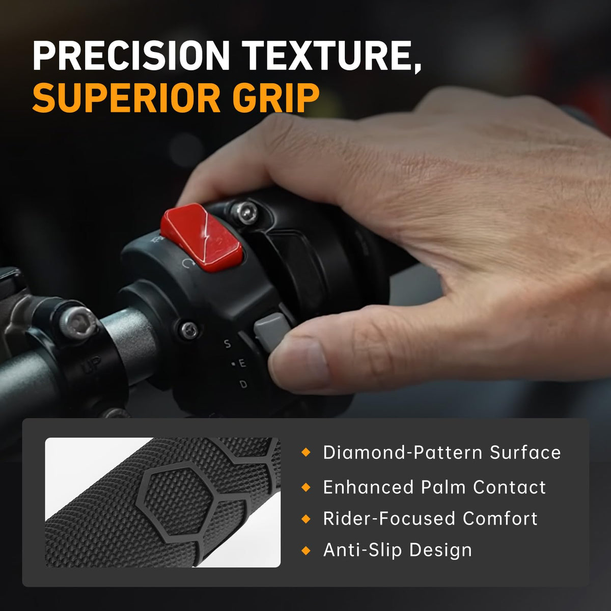 Electric Throttle Handle Assembly with Cable and Spare Right Handlebar Grip V992