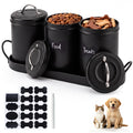 Airtight Dog Treat Container Set with Lid and Tray T14245