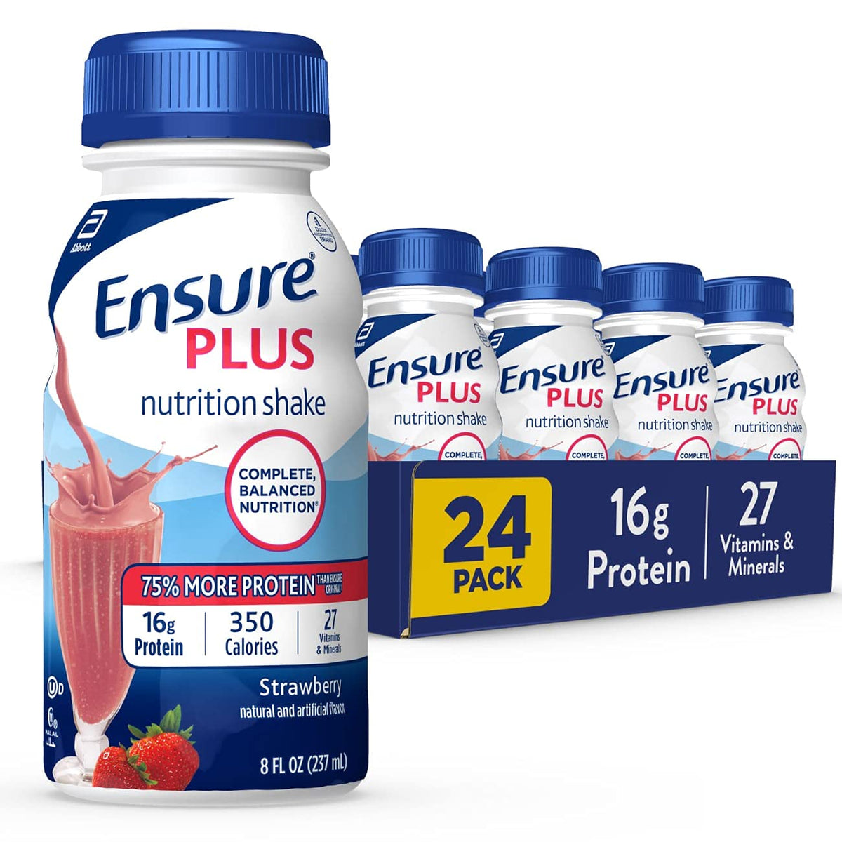 Nutrition Shake with 16 Grams of Protein, Milk Chocolate, 8 Fl Oz (Pack of 24) O513070
