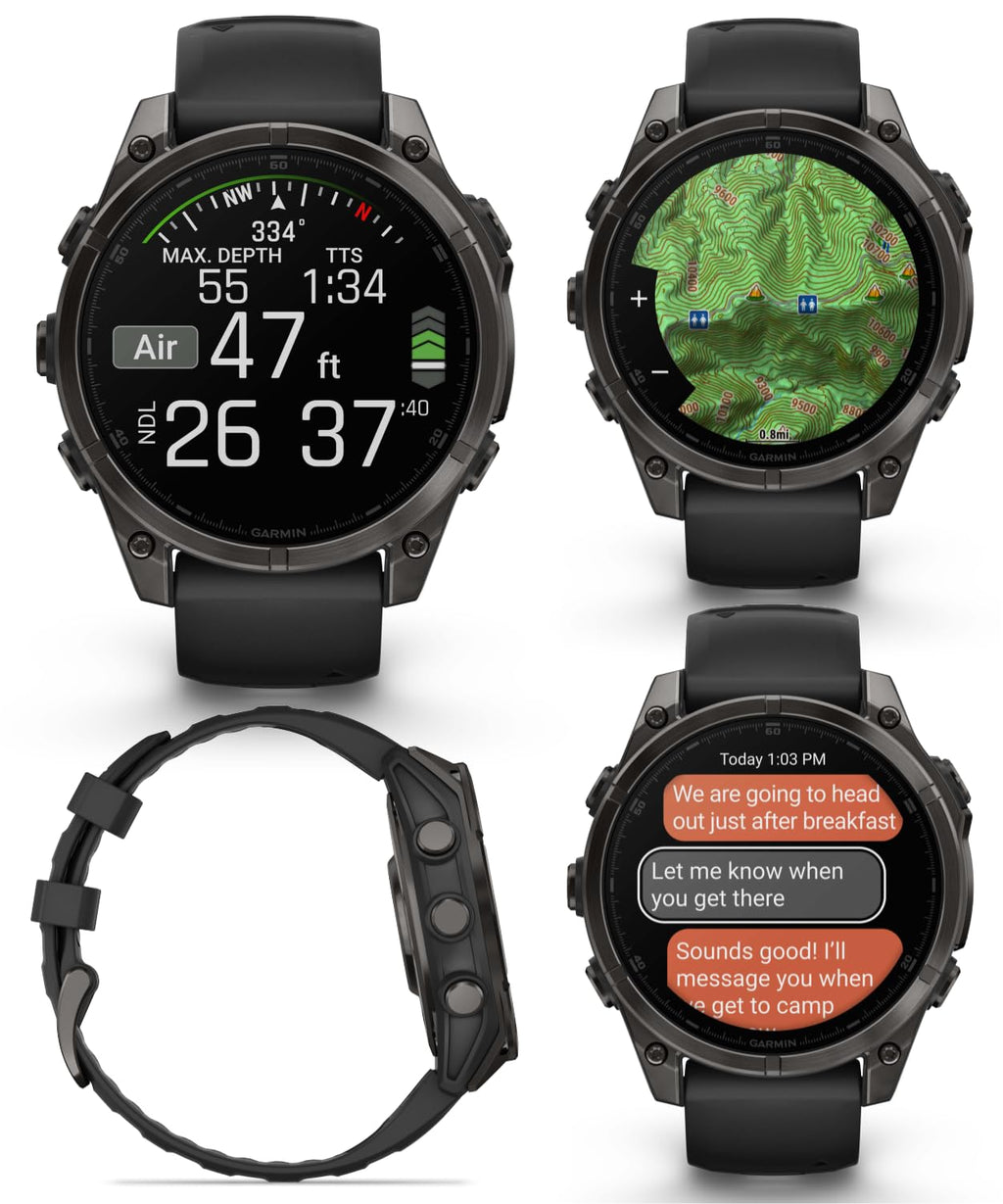 47 mm AMOLED Sapphire Multisport GPS Smartwatch X9302