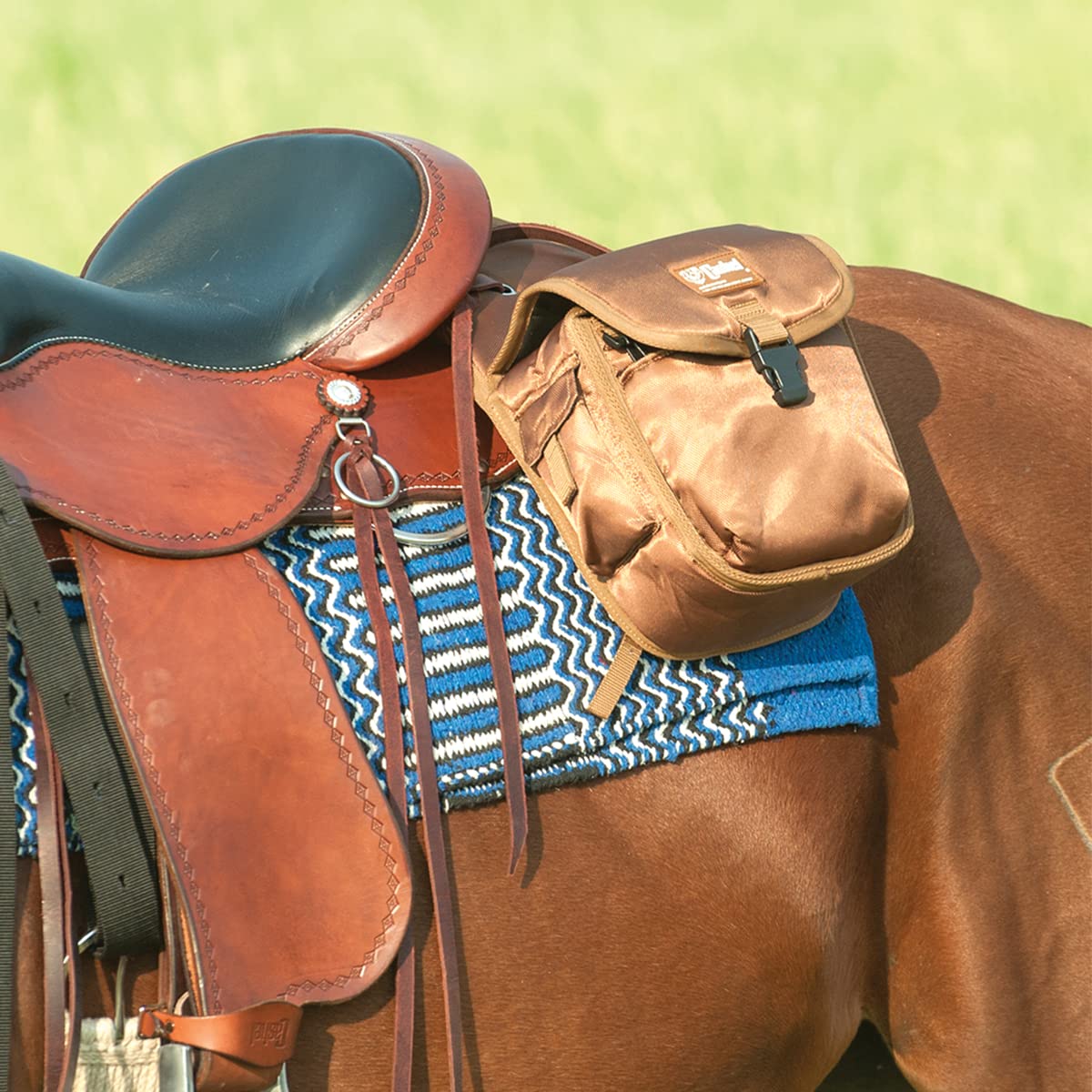 Brown Medium Rear Saddle Bag X35823