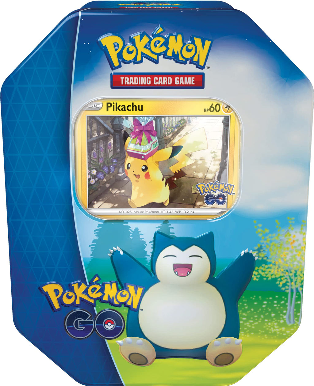 Pokémon TCG GO Tin 2 Foil Cards & 4 Booster Packs A387