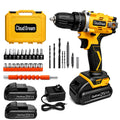 21V Cordless Drill Set with 2 Batteries and Charger D971