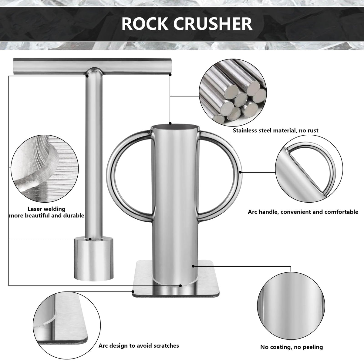 Stainless Steel Rock Crusher S23772