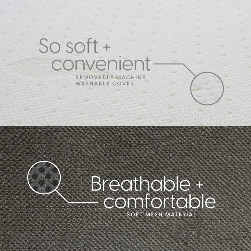 Queen Size 6 inch Memory Foam Trifold Mattress D720392