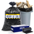 Black Heavy Duty 40-45 Gallon Trash Bags 3.0 Mil 50 Count T2097