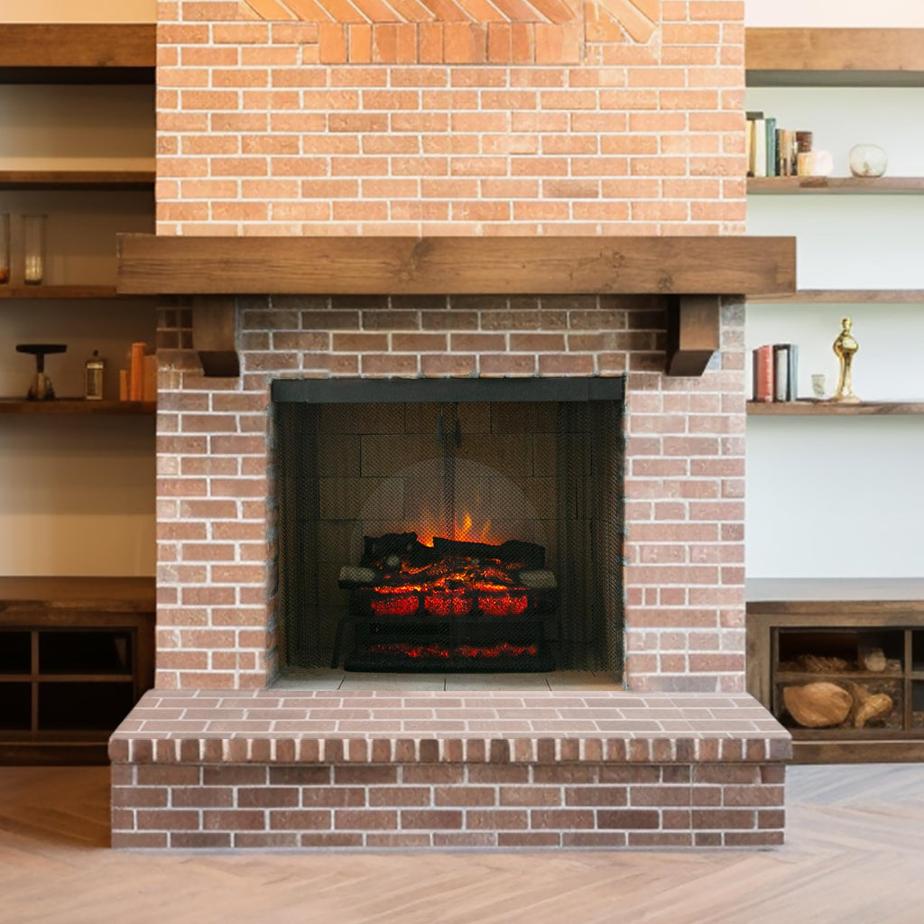 Black Matte Fireplace Mesh Screen Curtain P636