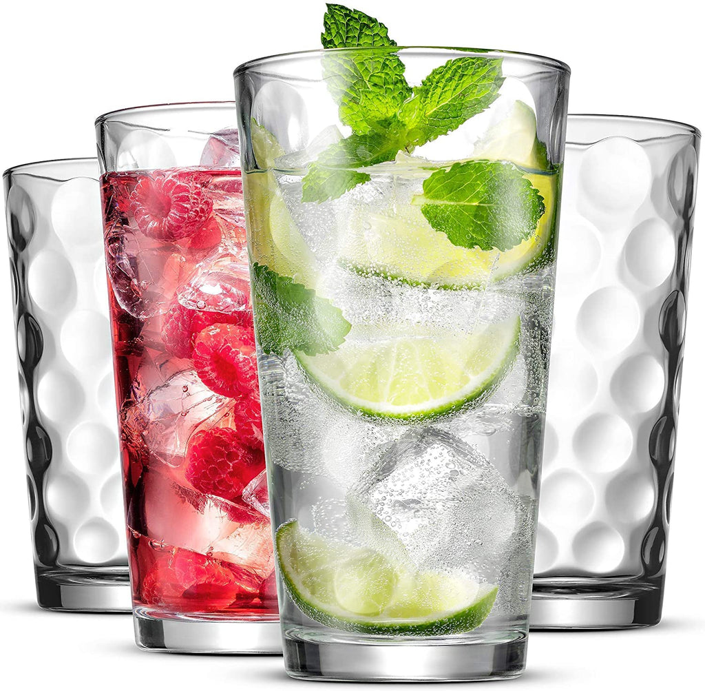 Set of 12 Stackable Drinking Glasses Y260
