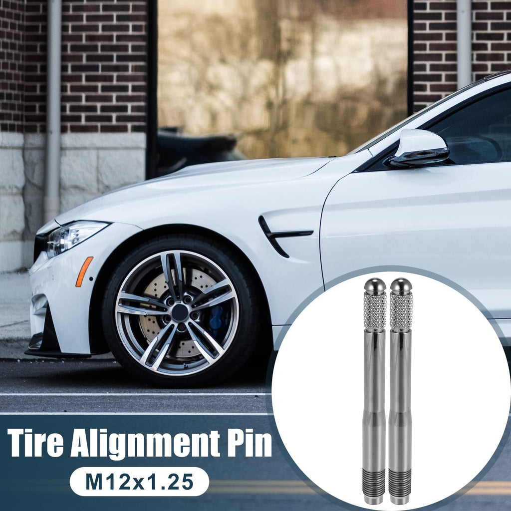 2pcs Stainless Steel Wheel Hangers Alignment Pin M12x1.25 M60324