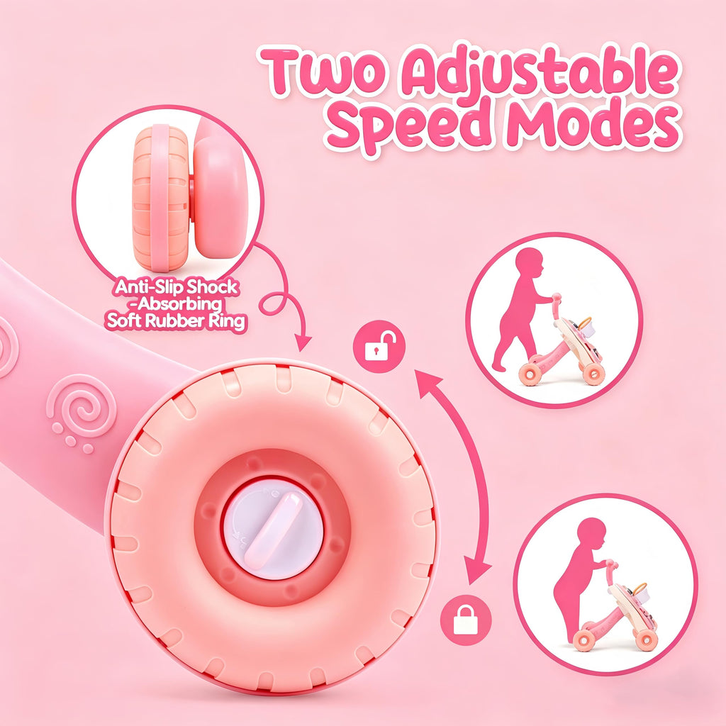 2-in-1 Baby Walker with Detachable Activity Center W633288