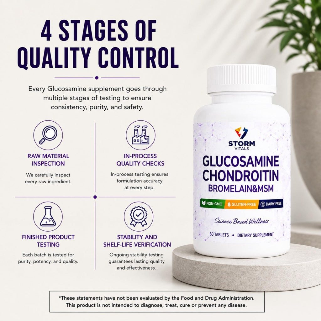 Glucosamine Chondroitin MSM Dietary Supplement 60 Tablets W89298