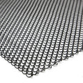 Black Matte Fireplace Mesh Screen Curtain P636