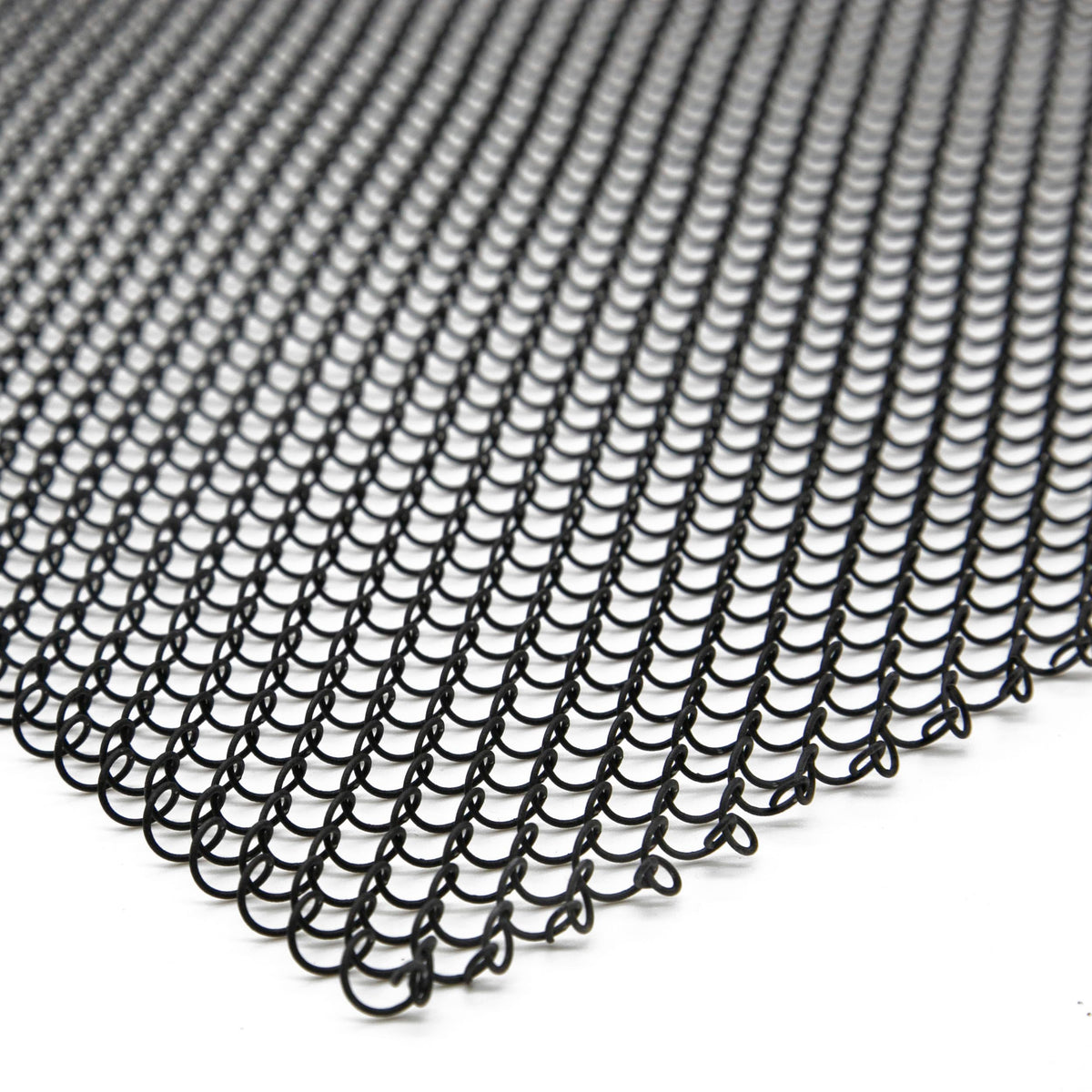 Black Matte Fireplace Mesh Screen Curtain P636