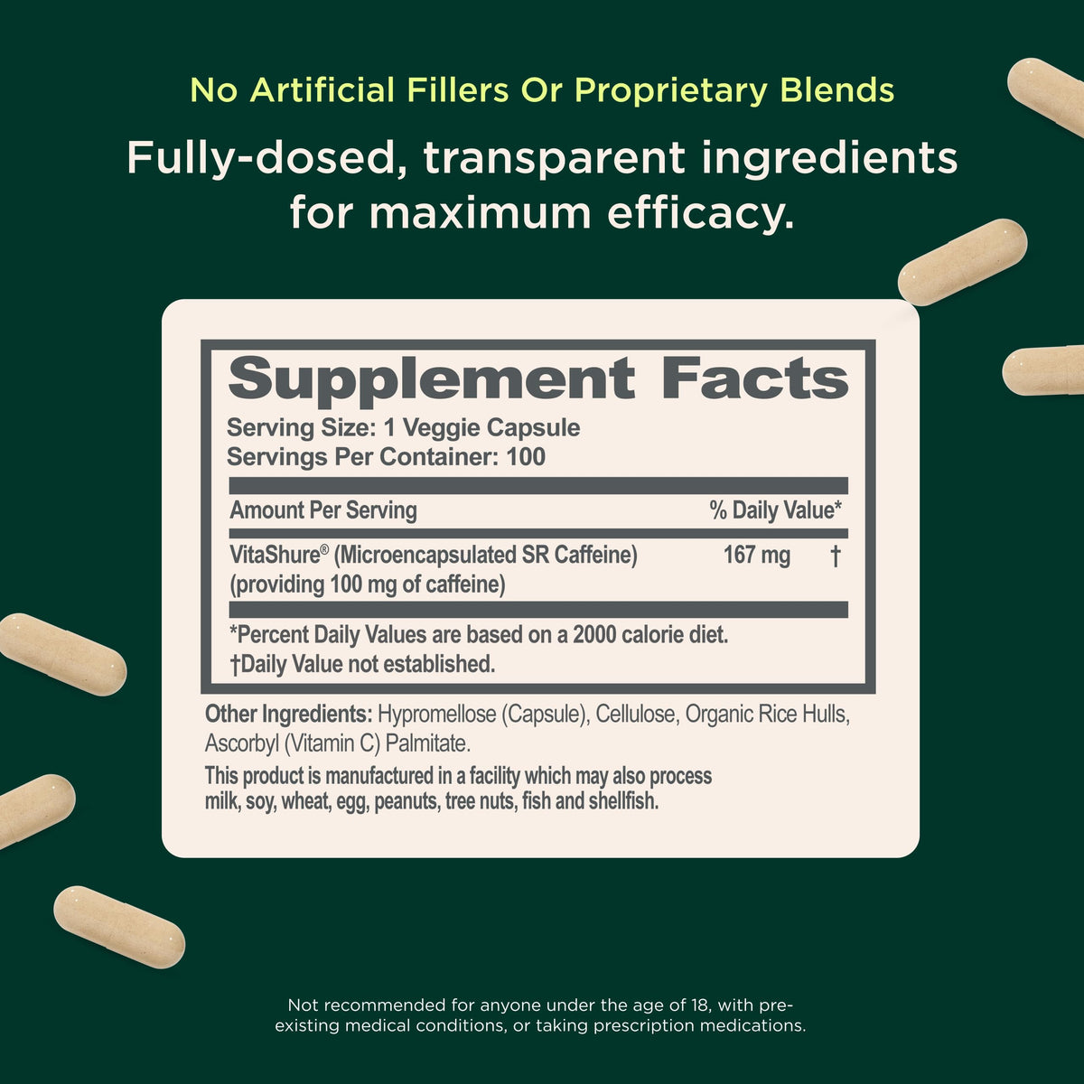 Caffeine 100mg L505