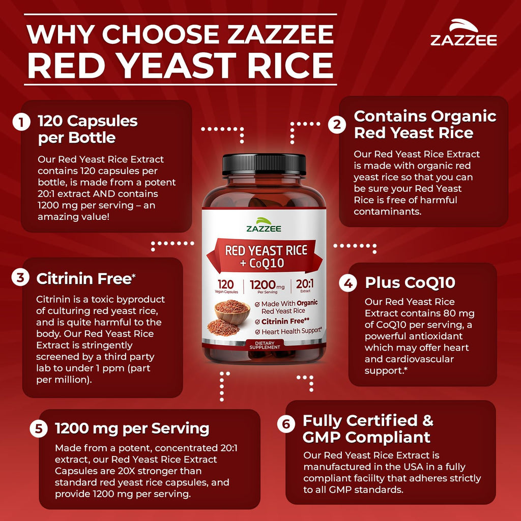 Organic Red Yeast Rice Extract with CoQ10 N338013