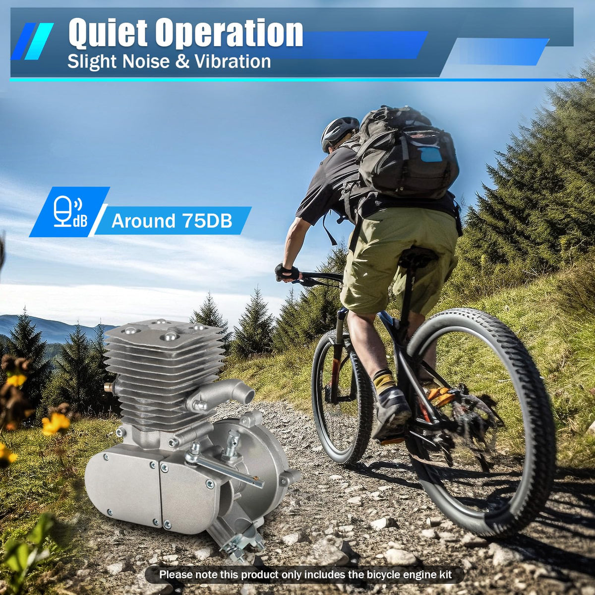 100cc 2 Stroke Bicycle Engine Kit E1232