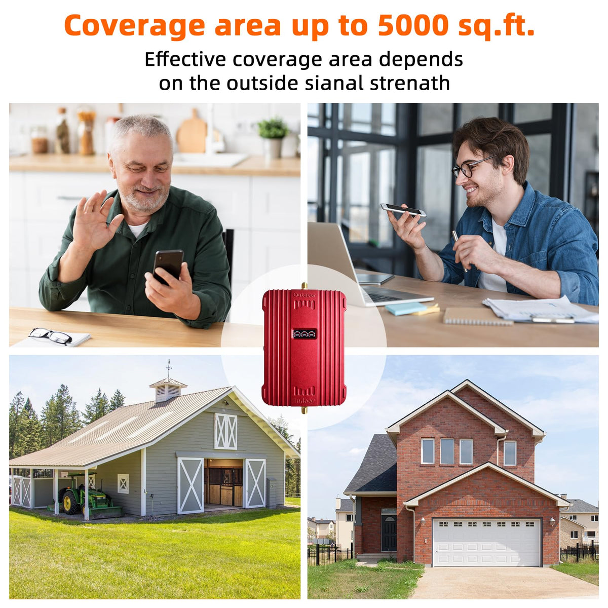 Cell Phone Signal Booster 5G 4G LTE L10357