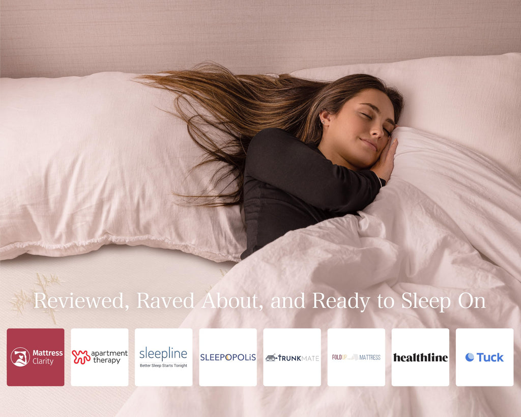 Queen Size 6 inch Memory Foam Trifold Mattress D720392