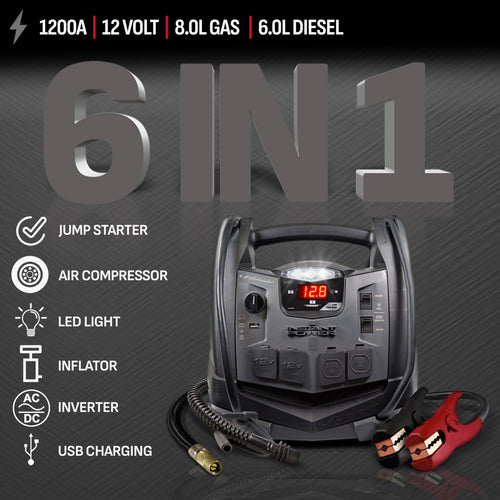 12V Car Battery Jump Starter & Power Station Y253
