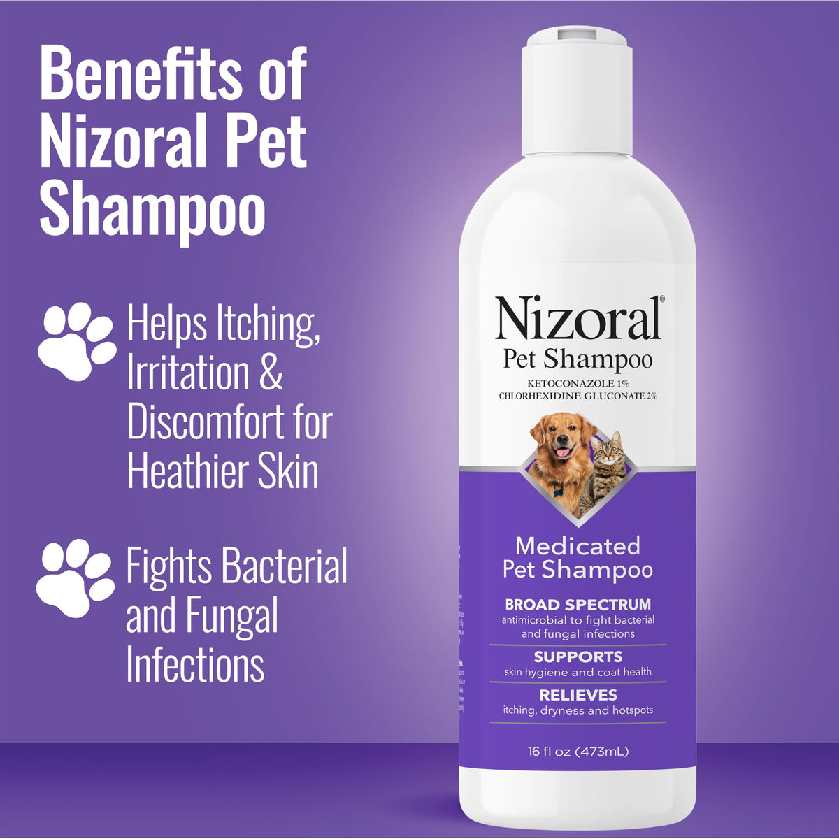 16 Oz Chlorhexidine Pet Shampoo S81807