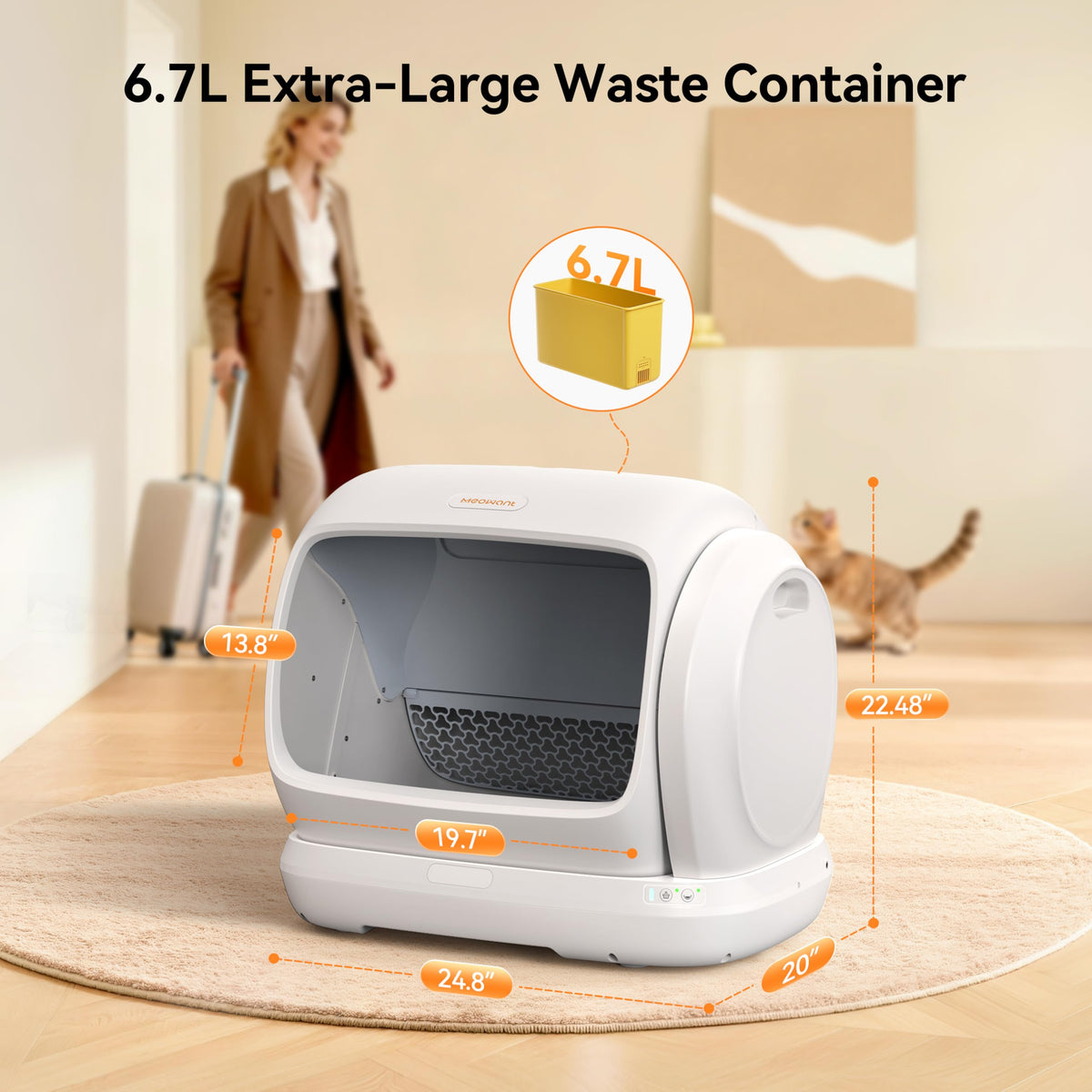 Automatic Cat Litter Box Extra-Large K6200