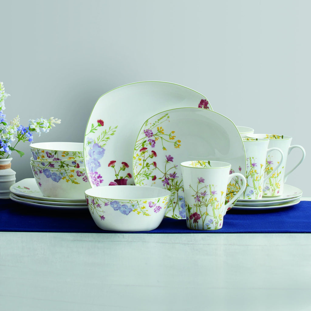 16-Piece Bone China Dinnerware Set Service for 4 K6010
