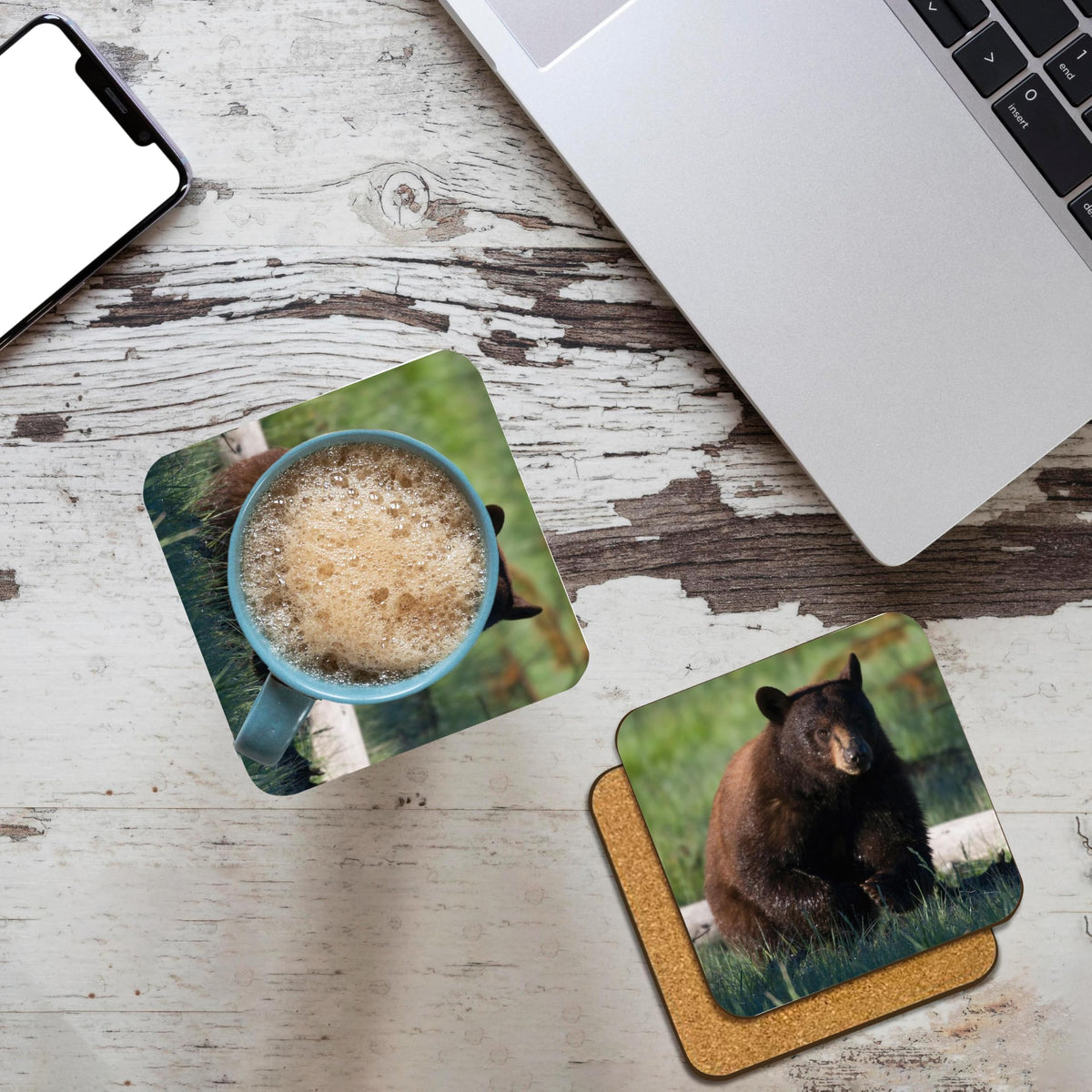 Set of 8 Cork Coasters M781022