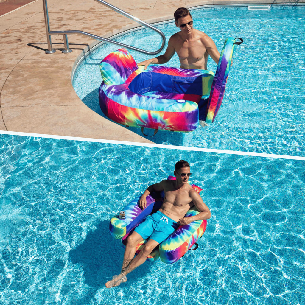 Inflatable Pool Lounger Floating Lounge Chair C1122